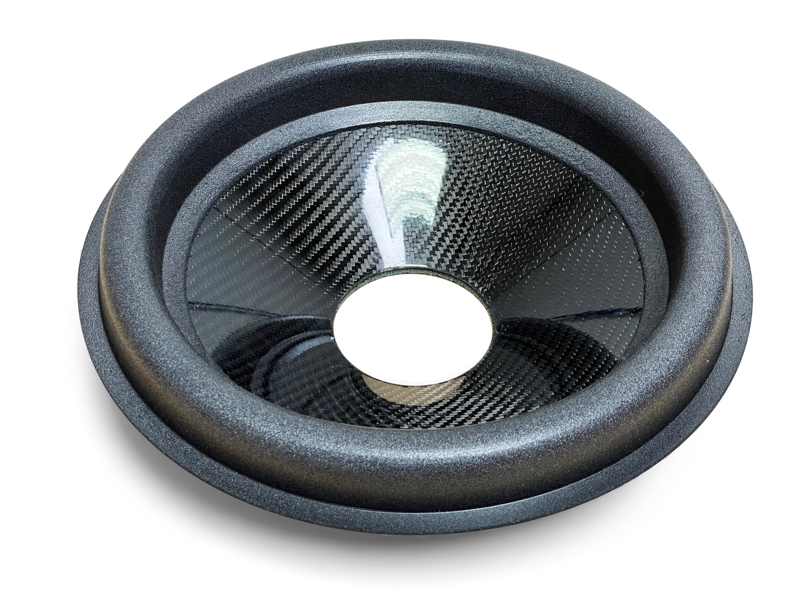 12″ Carbon Fiber Subwoofer Cone - Big Roll - 3″ Opening